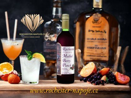 Rochester organic Mulled Berry Punch nealkoholický prírodný nápoj (725ml)
