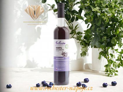 BOBULE 100% bio čučoriedková šťava, 500 ml CZ
