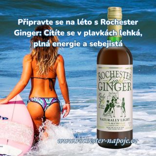 🔥 Chcete se cítit lépe v plavkách, podpořit trávení a spalování tuků – a to zcela přirozeně? Rochester Ginger je letní...