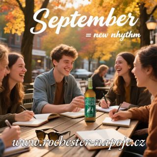 Práce, škola, povinnosti – září je plné nových začátků. Nenech se zničit únavou. 💪 Rochester Ginger = přirozená energie...